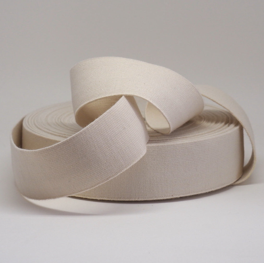 Elastic ribbon organic cotton